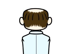 20代AGA後ろ姿イメージ
