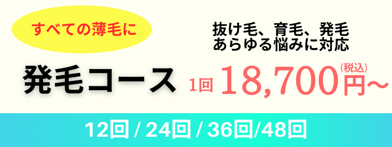 発毛コース