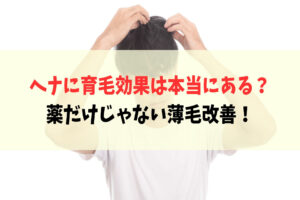 ヘナに育毛効果はある？週1ケアで髪が増えた実例と正しい改善方法を解説