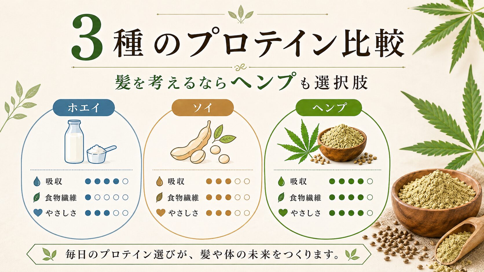一般的なプロテインとの比較