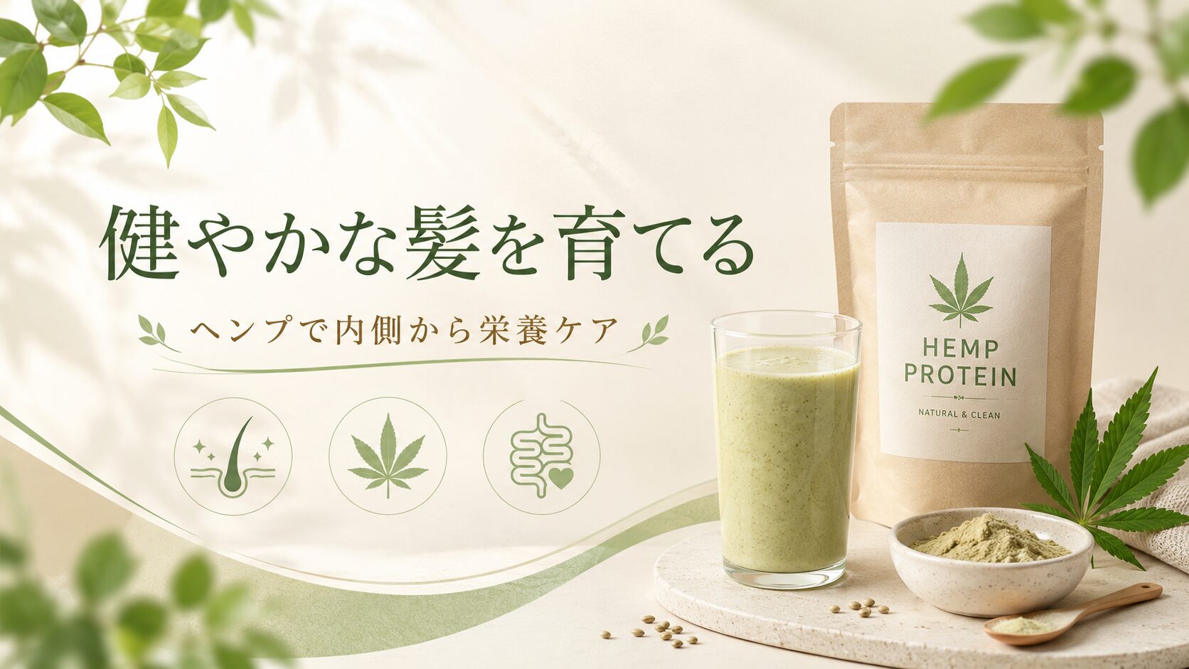 ヘンププロテインで健康的に育毛を進めよう