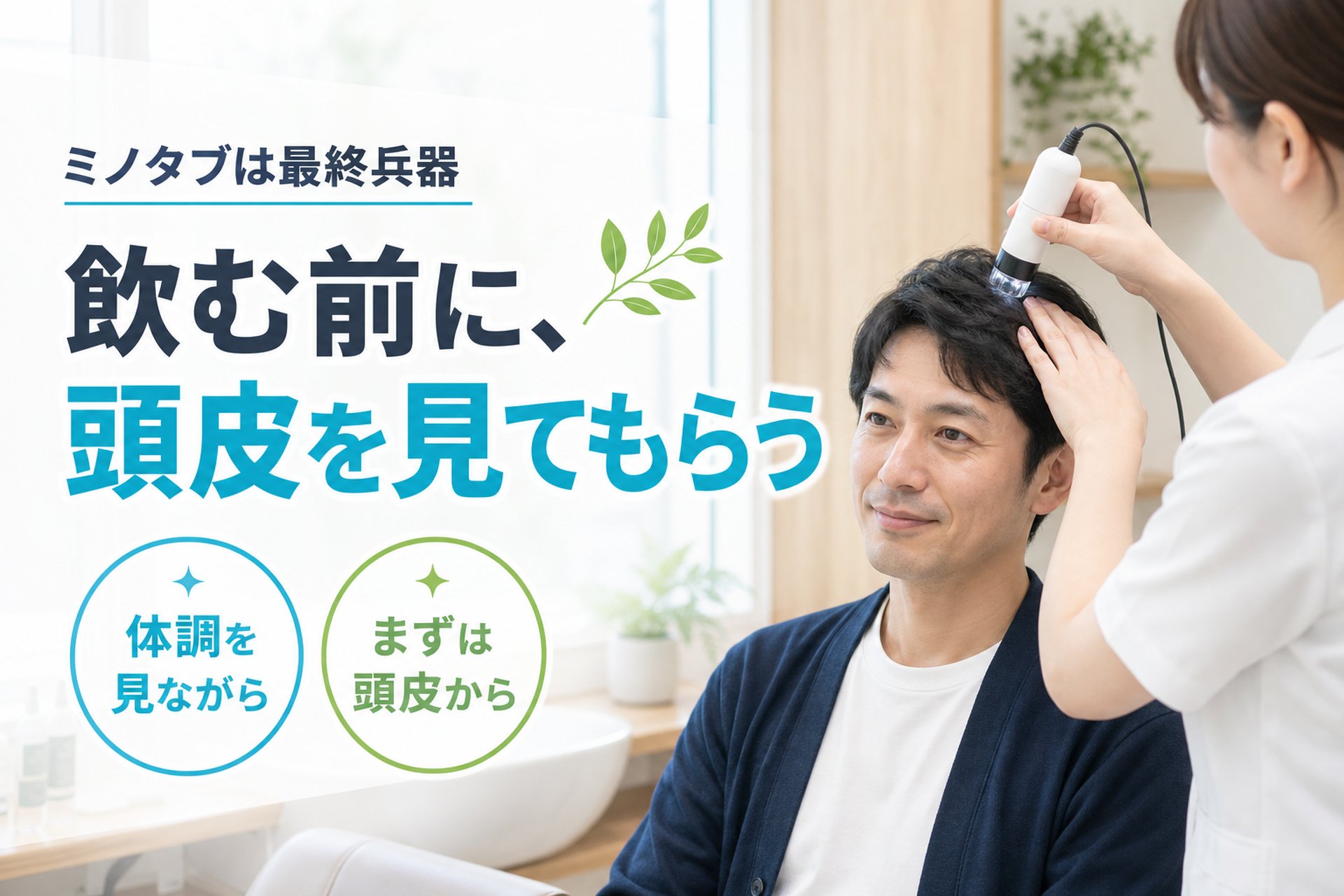 【まとめ】ミノタブは最終兵器。体調を見ながら少しずつ薄毛改善を