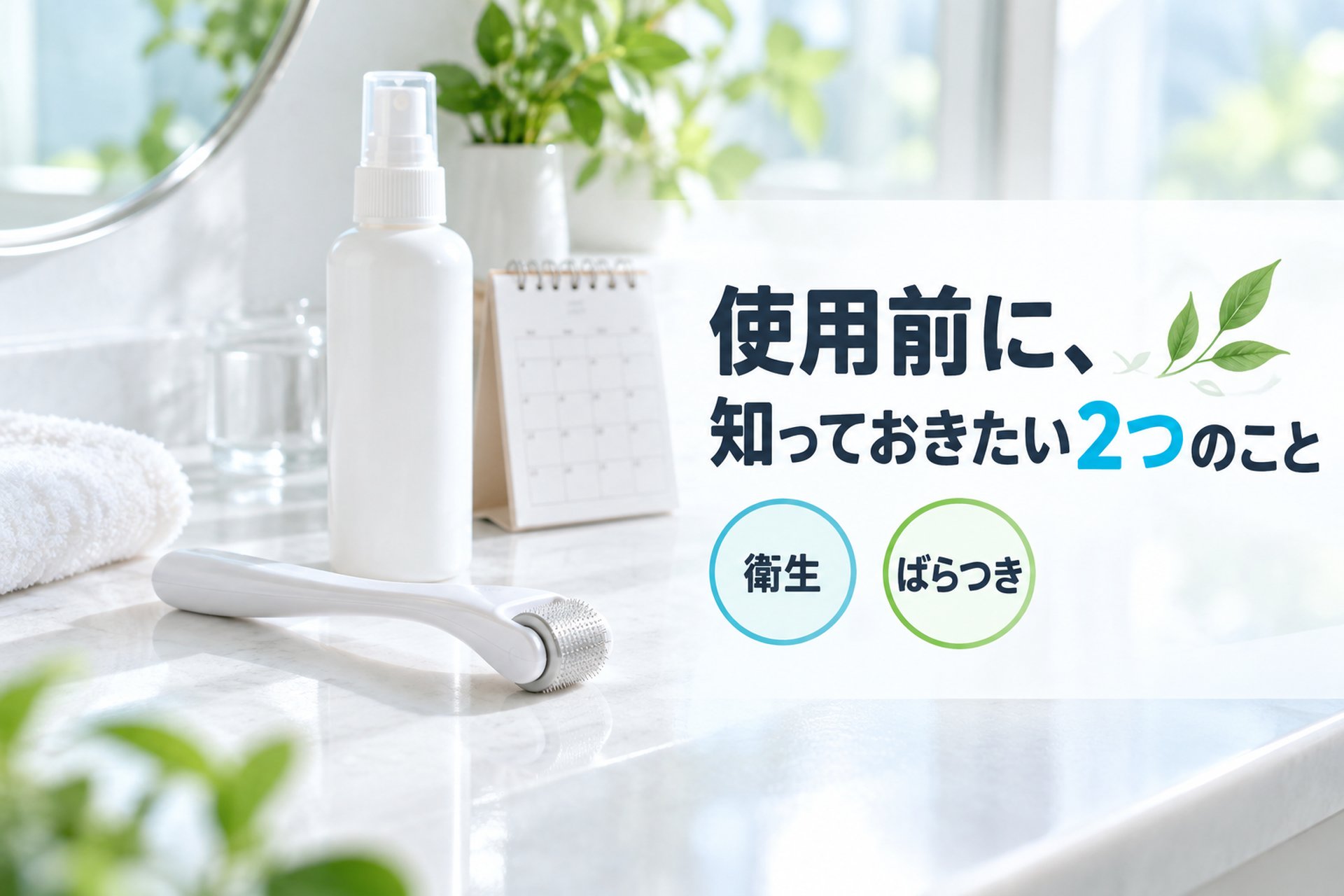 浸透以外にも注意！自宅でダーマローラーを使う2つのリスク