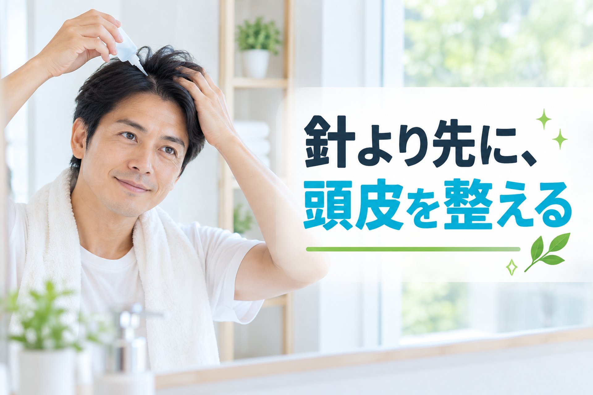 【まとめ】針を刺す前に、育毛剤が入る頭皮を毎日のクレンジングで作ろう